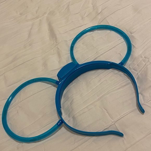 BLUE LIGHT UP MICKEY EARS - Picture 1 of 2